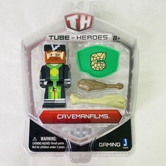 Tube Heroes CavemanFilms Action Figure with Accessories Jazwares New Sealed