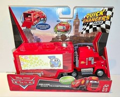 Disney Pixar Cars QUICK CHANGERS RACE Deluxe Mack Transporter NEW