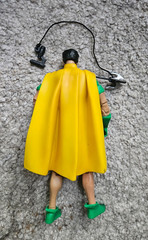 DC Universe Classic Robin and Variant Figures (Mattel 2011) All accessories!