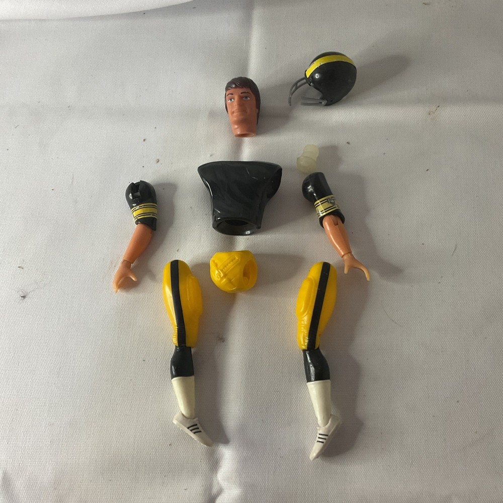 1977 NFL Action Team Mate Pro Sports Figure Pittsburgh Steelers Parts VTG