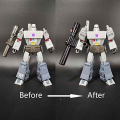 3D DIY Shoulder Armor Cannon Gun Weapon Upgrade Kit For SS86 Megatank BDT
