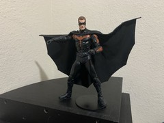 custom batman robin movie wired leather cape mcfarlane dc multiverse NOT figure