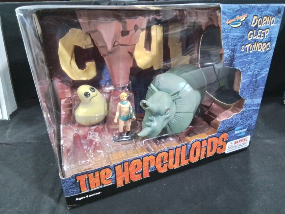THE HERCULOIDS Dorno Gleep Tundro Toynami Action Figure 2003 NEW Factory Sealed