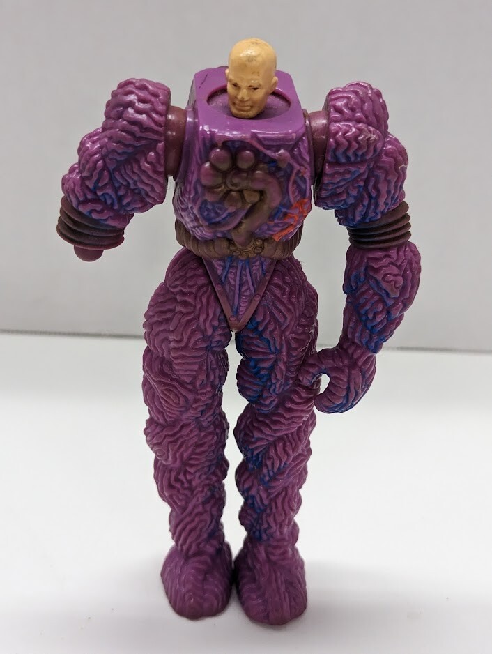 Vintage Inhumanoids Auger Action Figure Hasbro 1986 Complete Original Rare Purpl