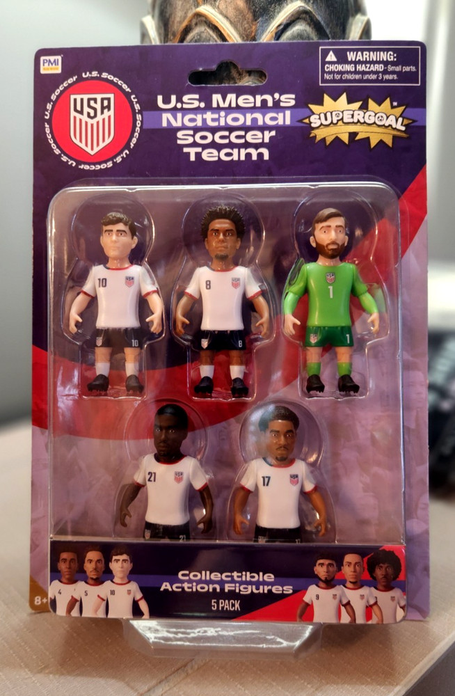 U.S. Men’s National Soccer Team Figures 🌐SUPERGOAL 5-Pack – Licensed
