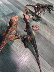 Jurassic Park Jurassic World Amber And Hammond Collection Dinosaur Lot Of 4