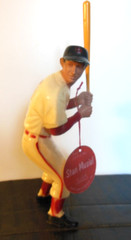 1950’s 60’s vintage STAN MUSIAL Hartland Baseball figure, bat+custom Hang Tag