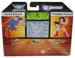 DC Universe Action League Superman & Wonder Woman (2011) Mattel Figure 2-Pack