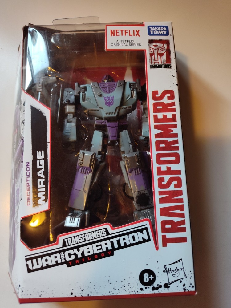 Netflix Transformers War for Cybertron – Decepticon Mirage Action Figure, MIB
