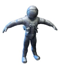 Toysmith Bendy Astronaut Figure Toy Figurine Bendable 5 inches tall