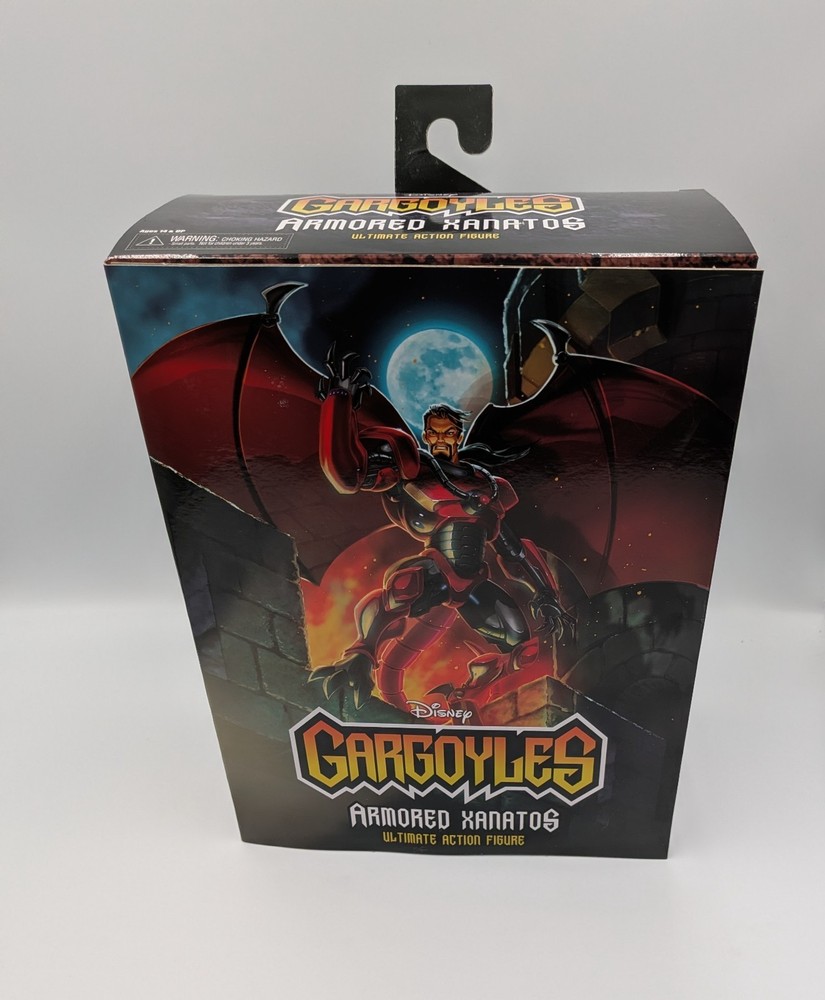 NECA Gargoyles Ultimate Armored David Xanatos Action Figure – New in Box 8″