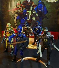 Gi Joe Blackmajor Custom Cobra Invasors X5 Master Set Commandos 3.75 Troopers