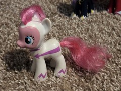 My Little Pony G4 brushable 3” figures Mane-iac Mayhem Power Ponies Lot of 8 mlp