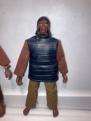 Vintage 1974 MEGO Planet Of The Apes POTA Soldier Apes Navy Blue Tunics Lot of 2