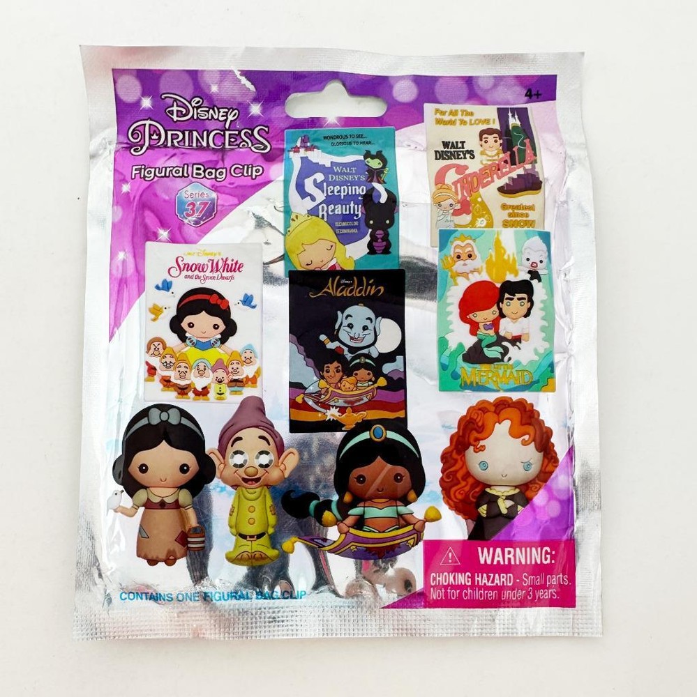 Disney Princess Figural 3D Bag Clip : Series 37 – YOU CHOOSE!