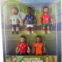 New 5-Pack Supergoal All Stars Collectible Soccer Action Figures