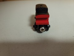 Thomas Wooden Railway Custom Christmas Candy Cane Caboose