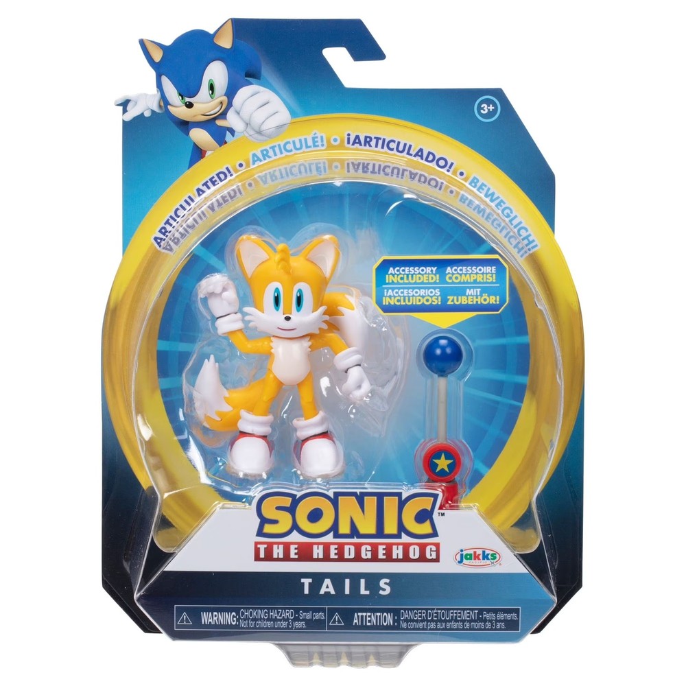 Sonic the Hedgehog – Tails 4 Inch Articulated Action Figure