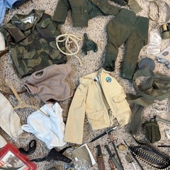 Huge Lot Of Vintage Hasbro 12in G.I. Joe, 21st Century Soldier Accessories