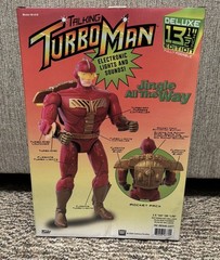 Funko Talking Turbo Man Deluxe 13.5″ Figure Jingle All the Way Exclusive NIB