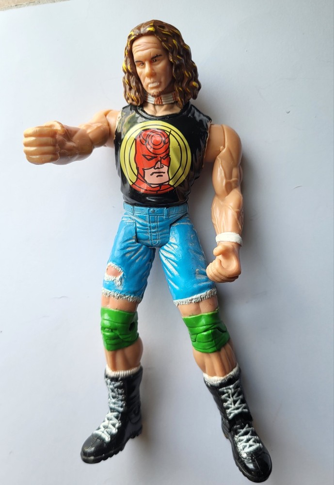 1999 Toy Biz Marvel WCW Bruisers Raven Action Figure Daredevil Wrestling WWE WWF