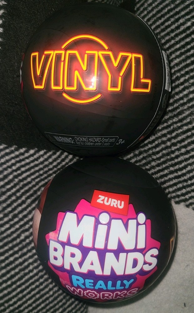 ZURU Mini Brands Really Works Capsule Mystery Blind Pack Lot of 2! Vinyl Record