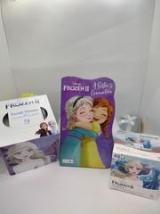 Disney Frozen II Bundle of Three (3) Items: Book. Puzzle. Facial Tissues NEW