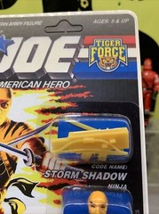 Arah Cobra Storm Shadow 1988 Style Tiger Force Mint Lot MOC Mint Beautiful Read