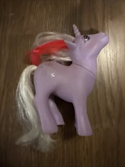 Lot Of 6 Vintage 1980s My Little Pony Toys, G1 Unicorns Pegasus