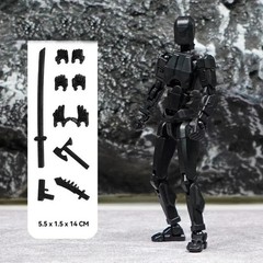 Titan13, Dummy 13, T13 Action Figure,Toy Robot, 3D Printed