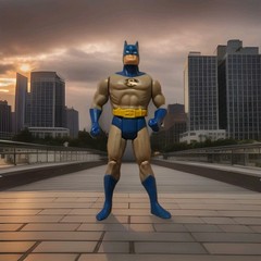 Batman action figure from the Kenner Super Powers Collection 1984
