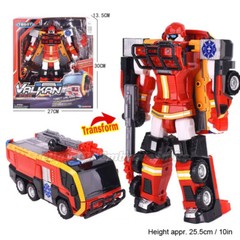 Tobot Toy V Valkan Athlon Fire Engine Transforming Robot Vehicle Action Figure