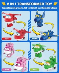 Super Wings Transformable Toys Set“