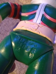 70’s Kamen Rider Japan Soft Vinyl Bandai Popy 11″ Figure w/Mask Belt Scarf VG