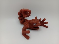 retro pukamarin space creature figure from flight of the navigator 1986 movie