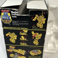 Super Go Bots Defendor Friendly Robot Tank Vintage 1984 Action Figure Tonka Box
