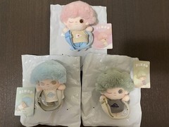 Pop Mart DIMOO My Cloud Companion Series Cotton Doll Set Of 3 Pink Blue Green