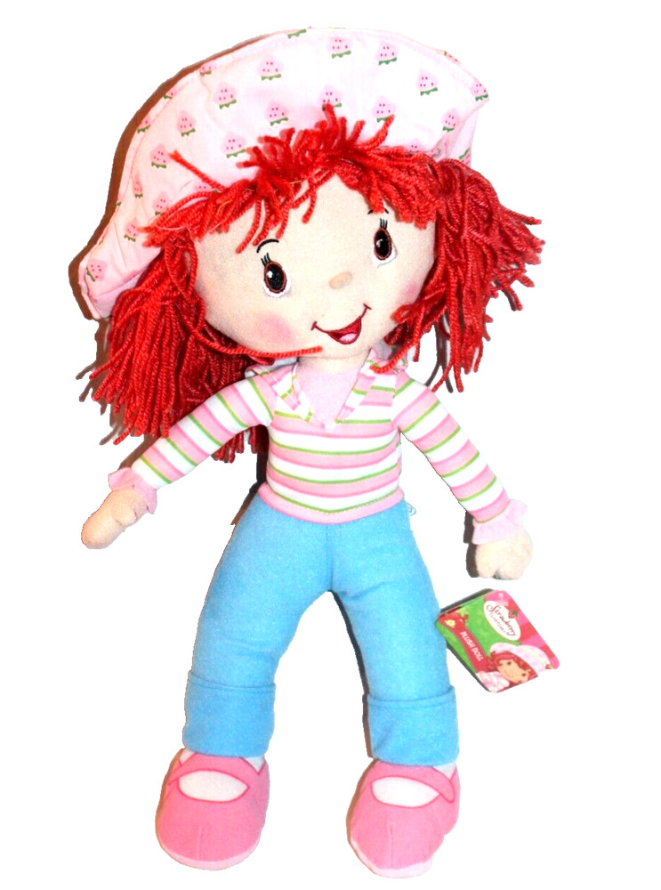 NEW WITH TAG 2007 STRAWBERRY SHORTCAKE PLUSH 20″ DOLL