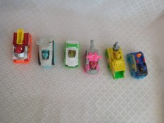 Lot of 6 Paw Patrol die cast metal vehicles Please Read