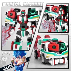 Metal Cardbot 7-11″ Transform Figure Boys Kids Toy Car Truck Plane Vehicle Robot
