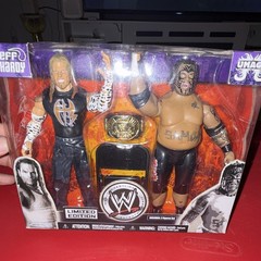 JAKKS Pacific WWE Deluxe Aggression Series 10 Jeff Hardy Umaga Figure Set LE