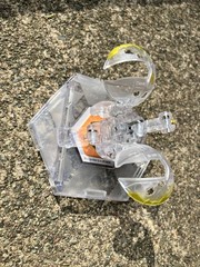 Bakugan Haos Lumagrowl Translucent Clear Gold B 1000 G-Power 20505FWS Toy Figure