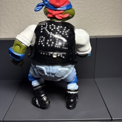 1991 Vintage TMNT Classic Rocker Leonardo Figure Teenage Mutant Turtles