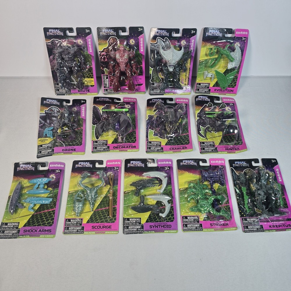 Final Faction Lot 13 Kharn Weapons Diabol Krepitus Brute Scourge + New Box Wear*