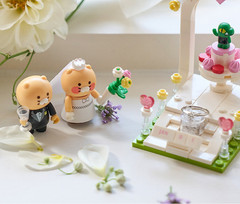 KAKAO Friends Happy WEDDING BRICK Figure DIY Blocks *US-duty Paid