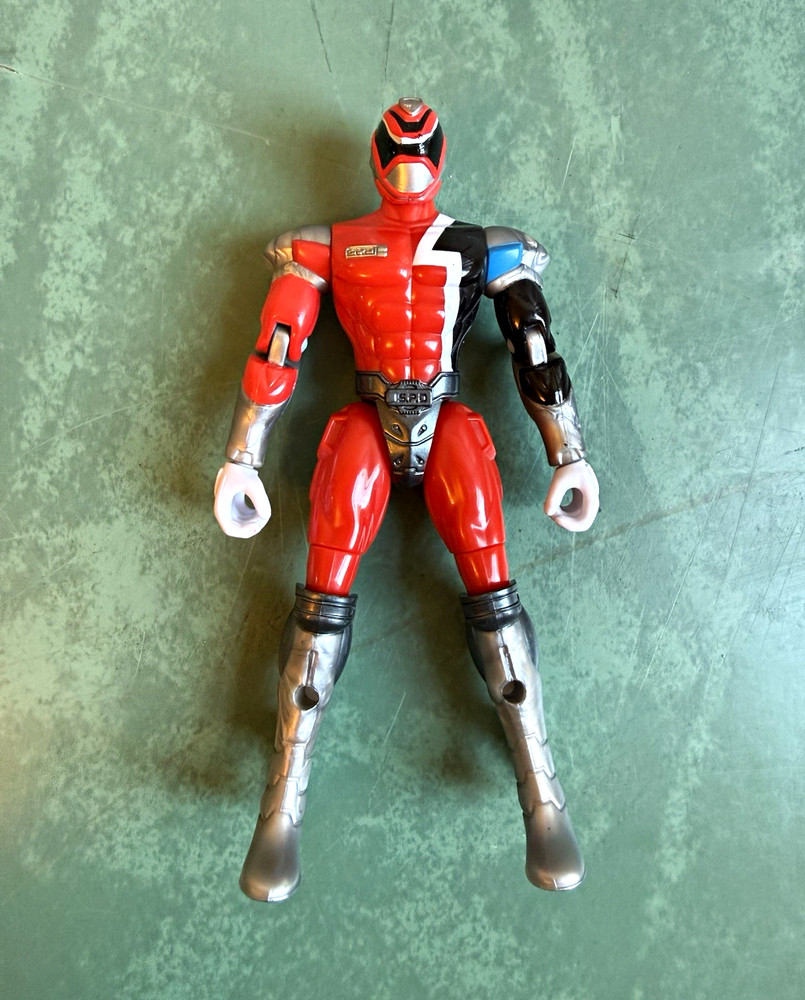 VTG Bandai 2004 Red Ranger Action Figure 7 in – Red Silver Black White Blue