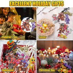Action Figure Toy, 18 Pcs Game Figures Toys, Movable Joints Toys Dolls, Collecti
