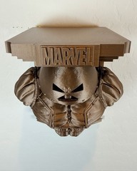 MARVEL Juggernaut Avengers Like 5×5 Top Floating Shelf Wall Decor