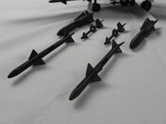 3D Printed Replacement Munitions Set of 6 Missiles for 1983 Gi Joe Sky Striker