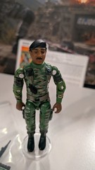 MINT – GI Joe STALKER v6 ARAH 100% Complete w/ File Card- Stars & Stripes – 1997